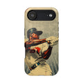 Vintage Baseball Batter iPhone Case | Magnetic Impact-Resistant