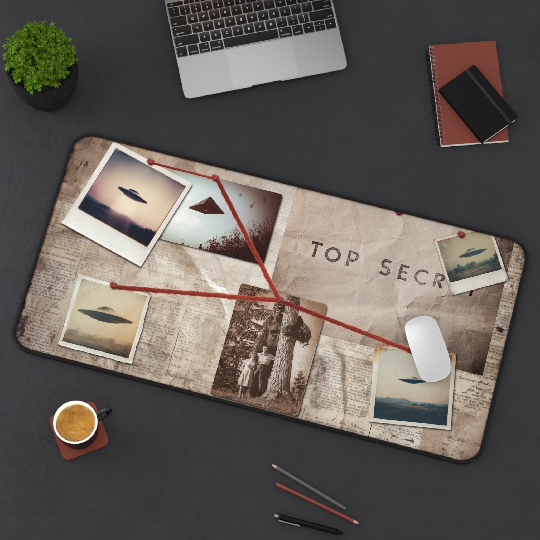 Top Secret UFO Evidence – XL Gaming Desk Mat
