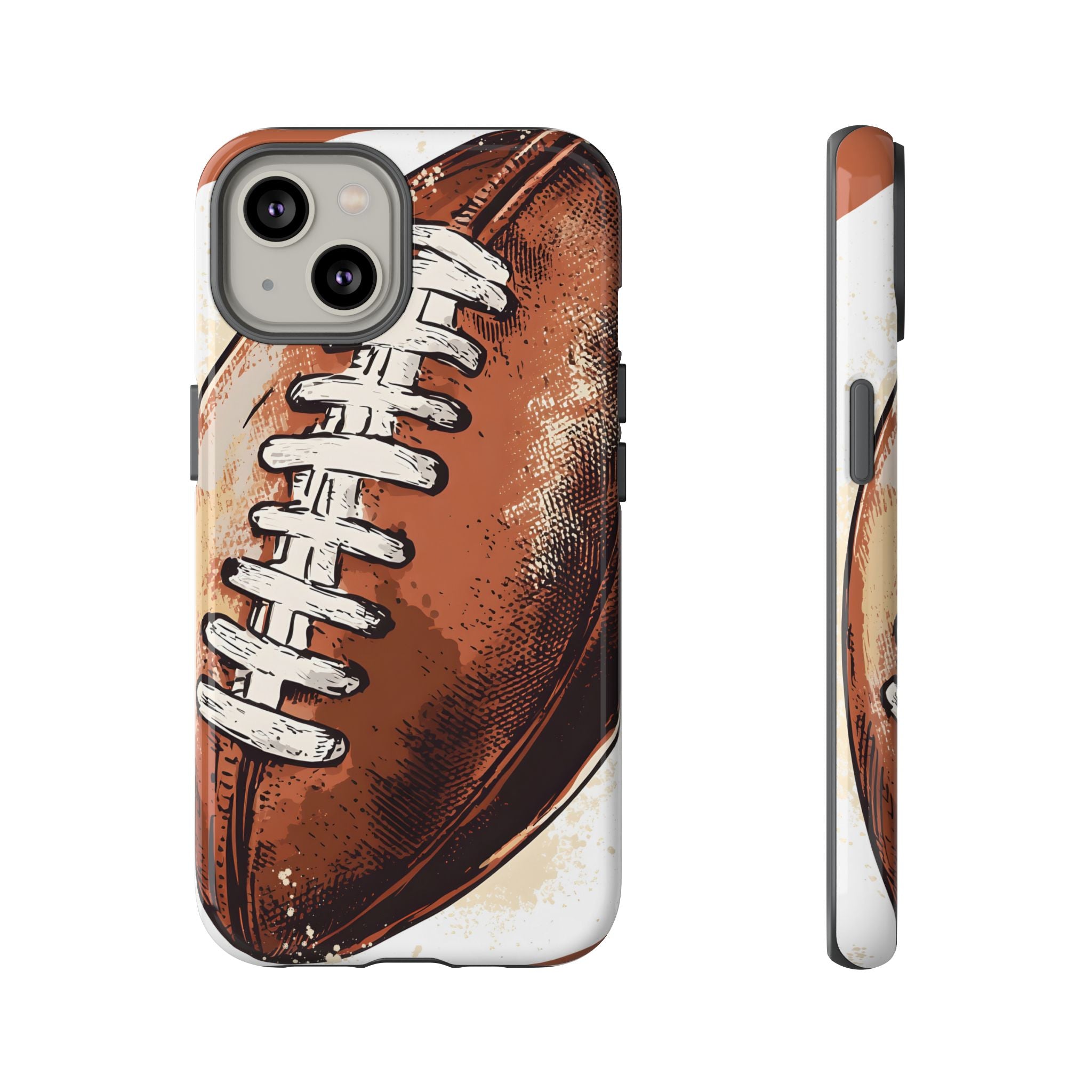 Vintage Football iPhone Case | Retro Sports Phone Cover