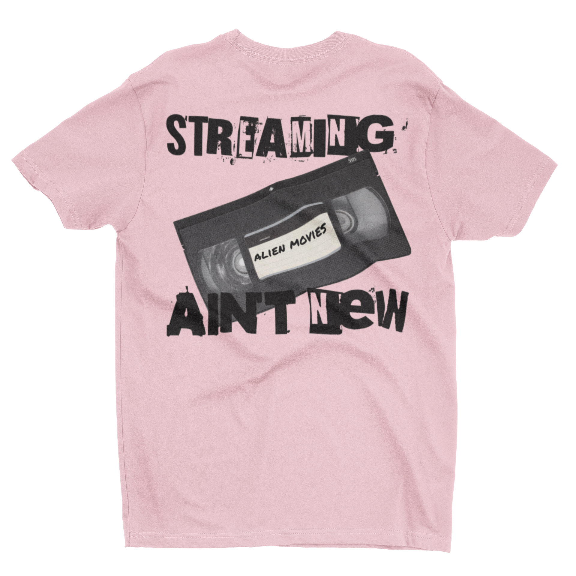Alien Movies VHS Retro Tee “Streaming Ain’t New” Vintage Cassette T-Shirt