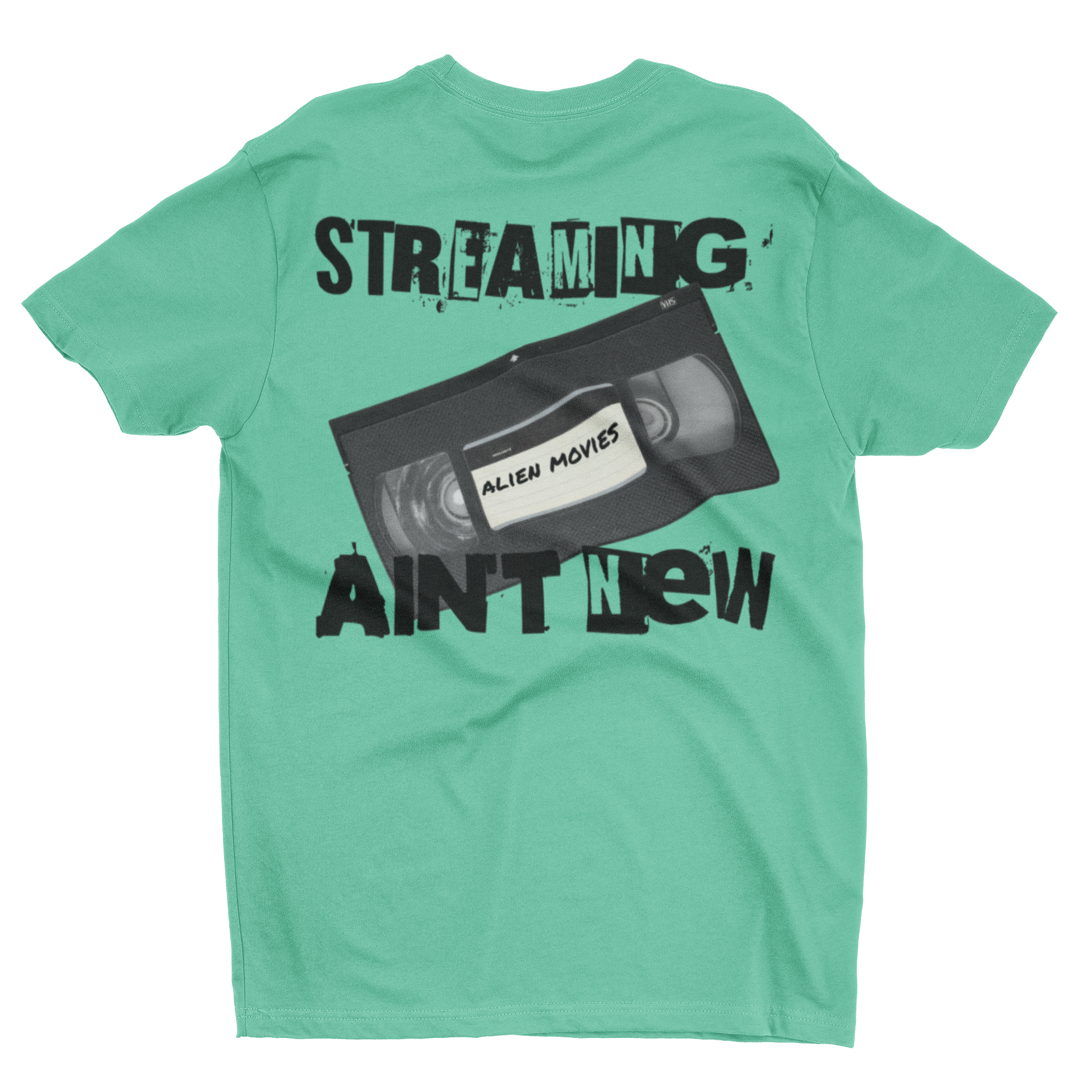 Alien Movies VHS Retro Tee “Streaming Ain’t New” Vintage Cassette T-Shirt