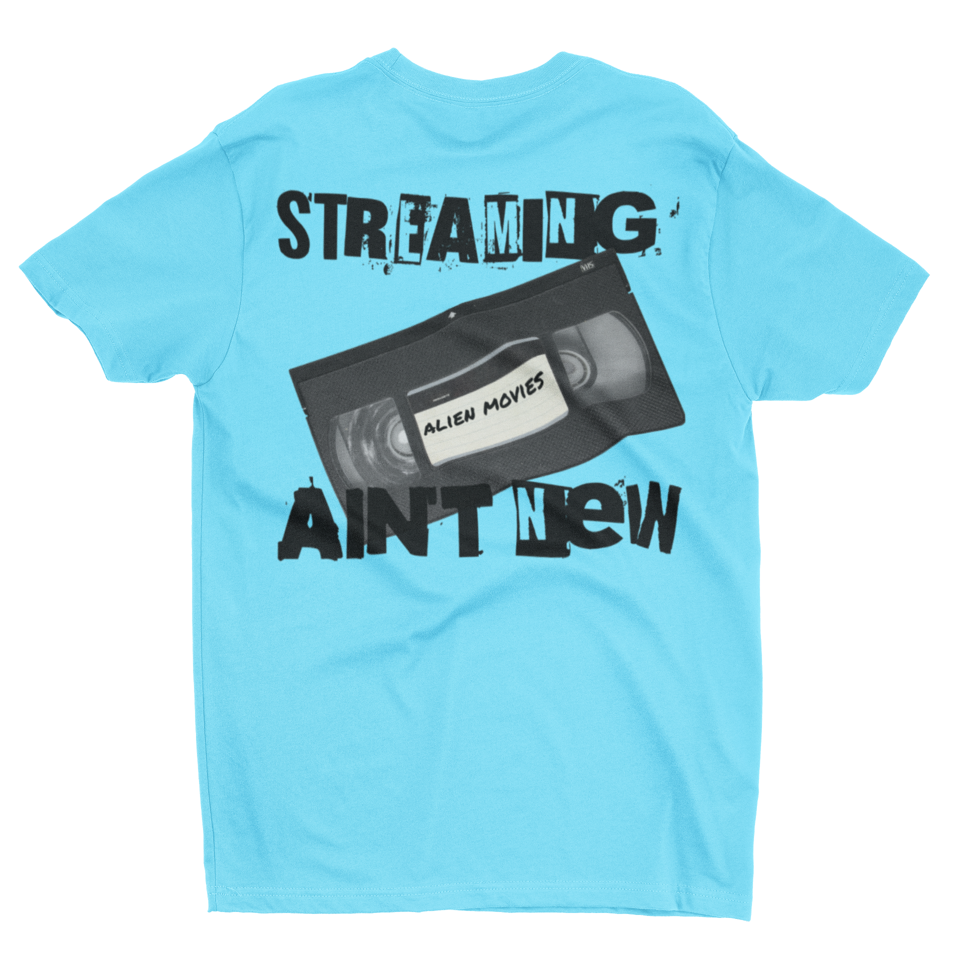 Alien Movies VHS Retro Tee “Streaming Ain’t New” Vintage Cassette T-Shirt