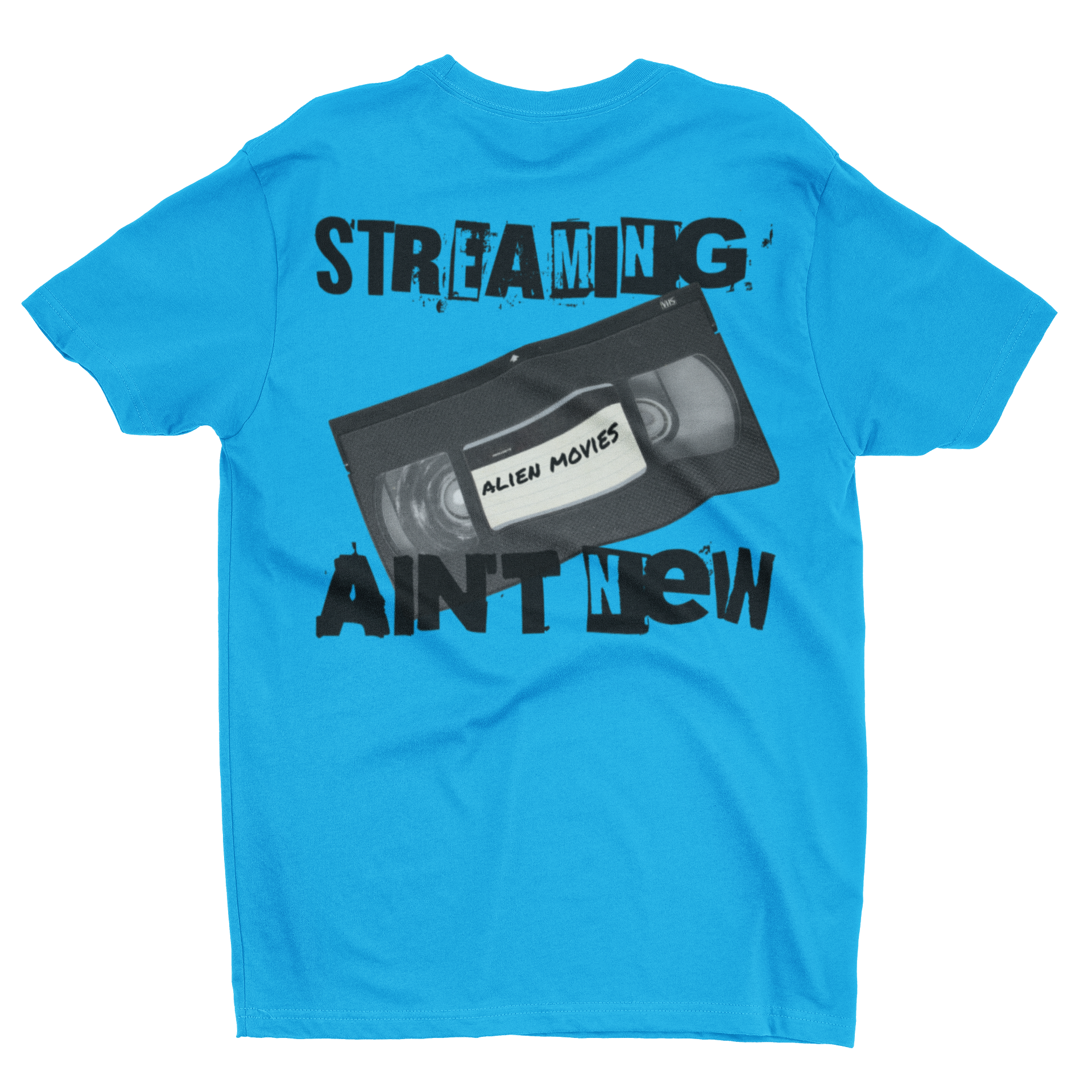 Alien Movies VHS Retro Tee “Streaming Ain’t New” Vintage Cassette T-Shirt