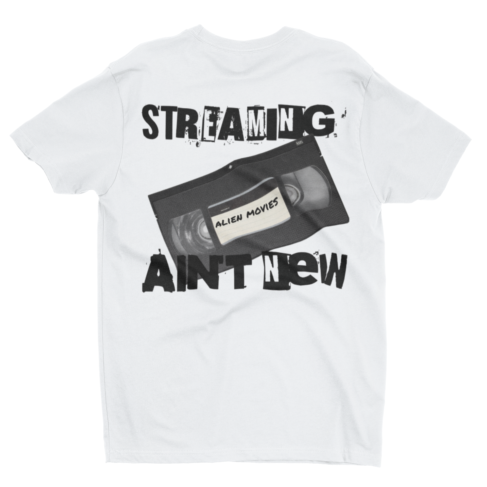 Alien Movies VHS Retro Tee “Streaming Ain’t New” Vintage Cassette T-Shirt