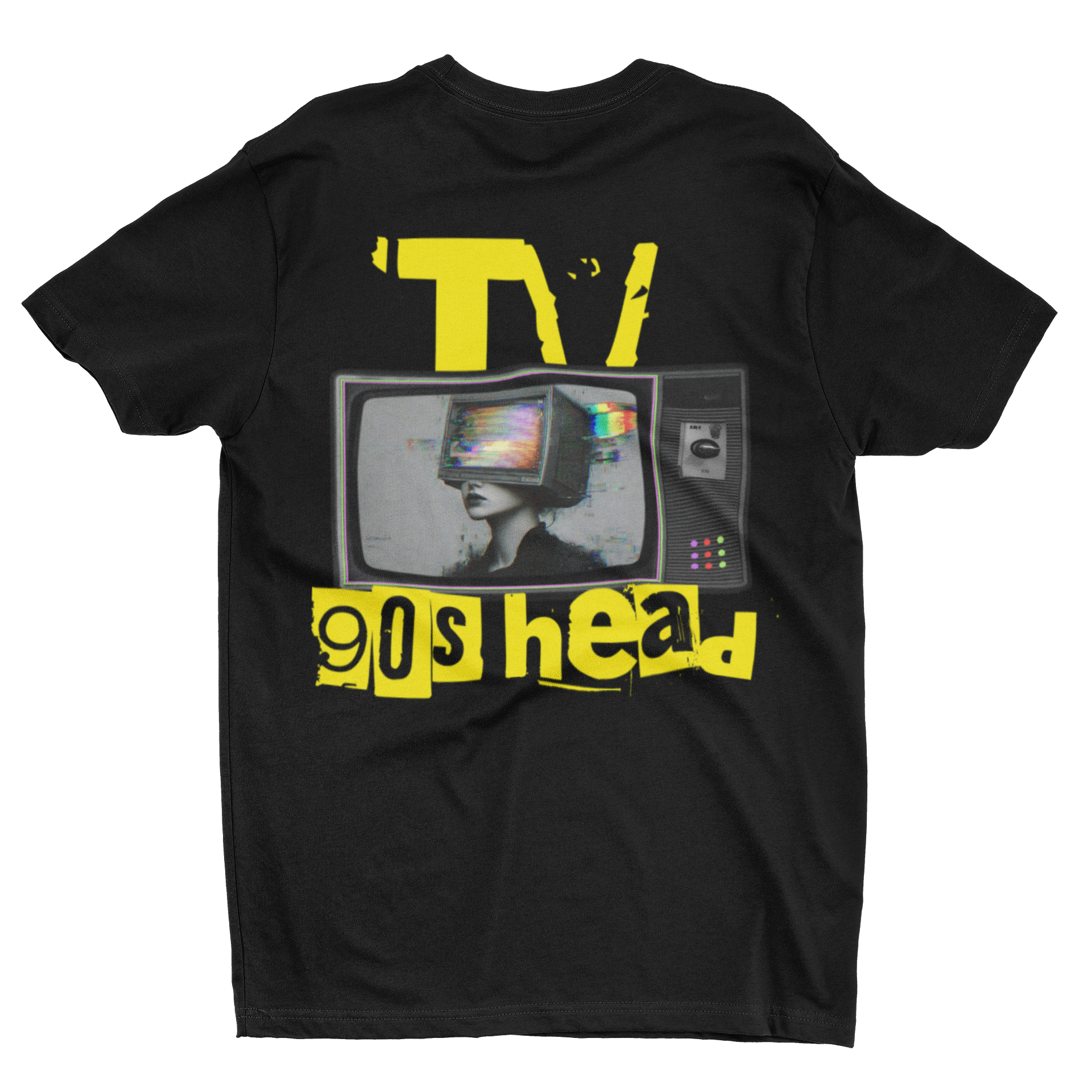 90s Head TV Graphic T-Shirt | Retro Vintage Television Tee