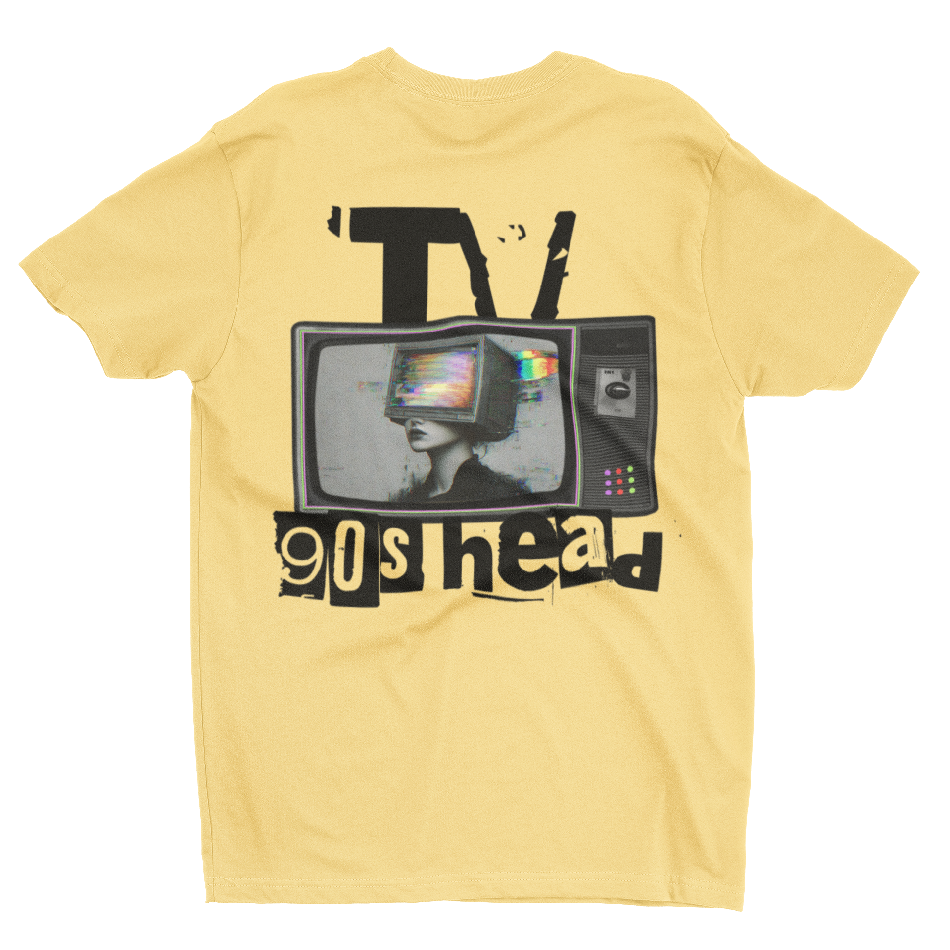 90s Head TV Graphic T-Shirt | Retro Vintage Television Tee