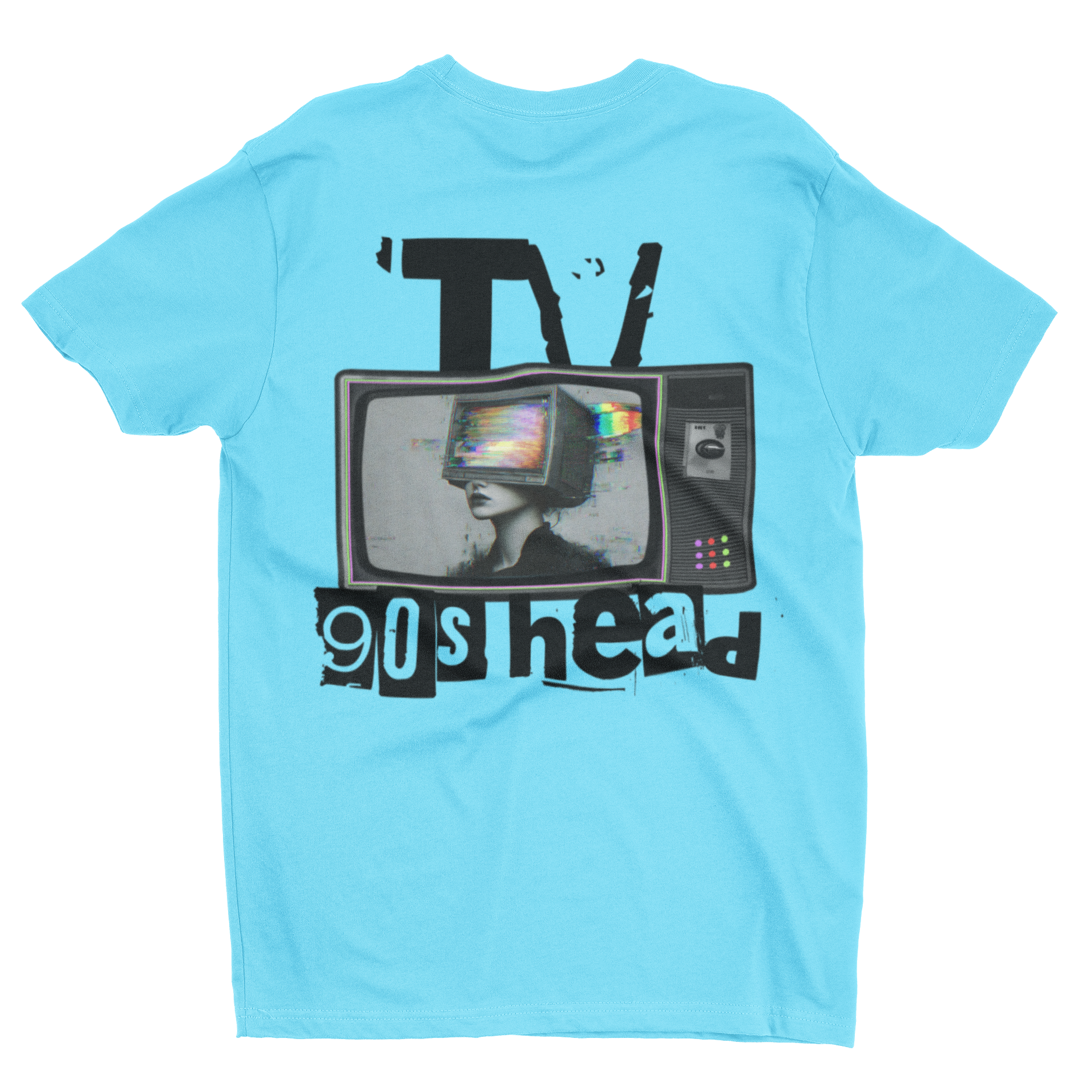 90s Head TV Graphic T-Shirt | Retro Vintage Television Tee