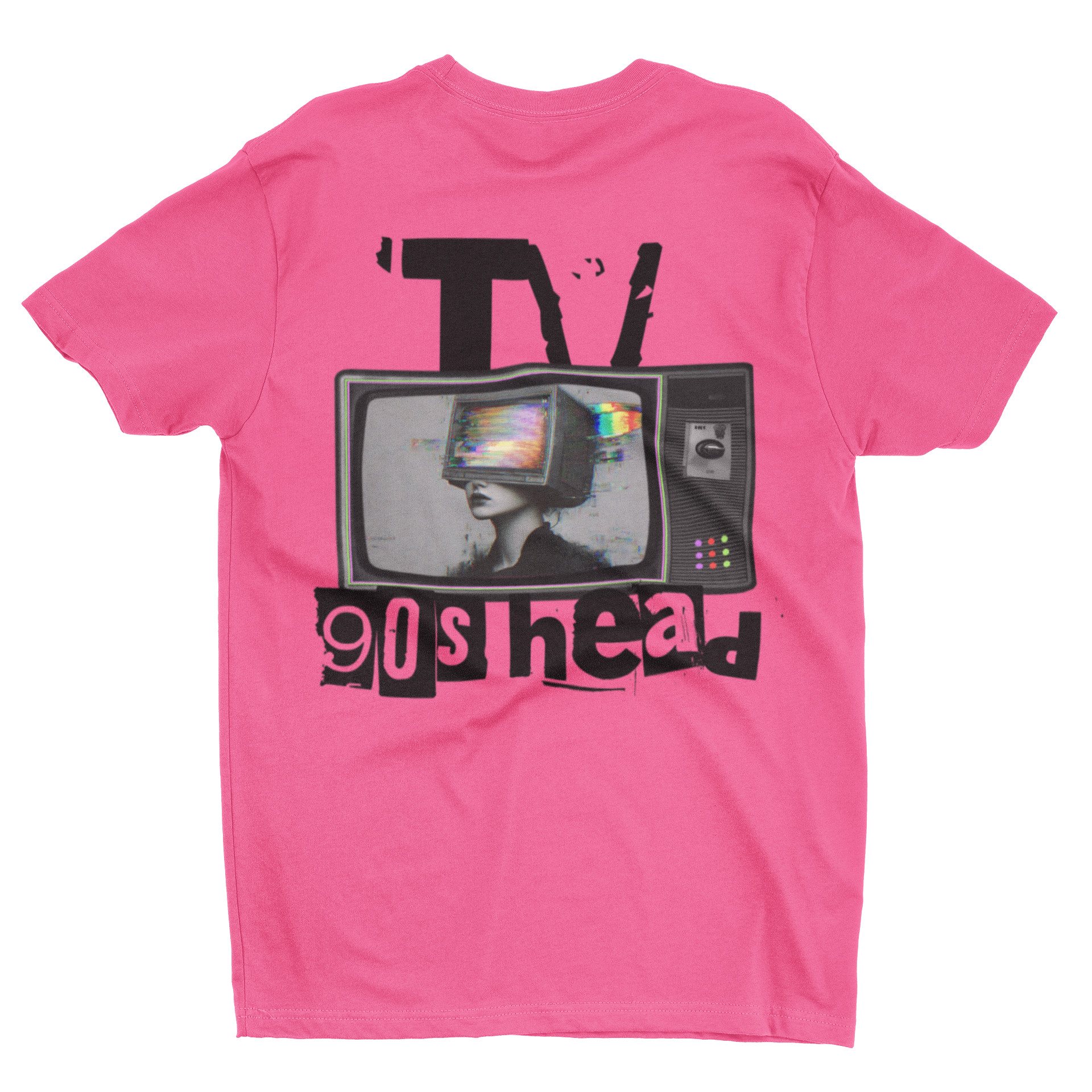 90s Head TV Graphic T-Shirt | Retro Vintage Television Tee