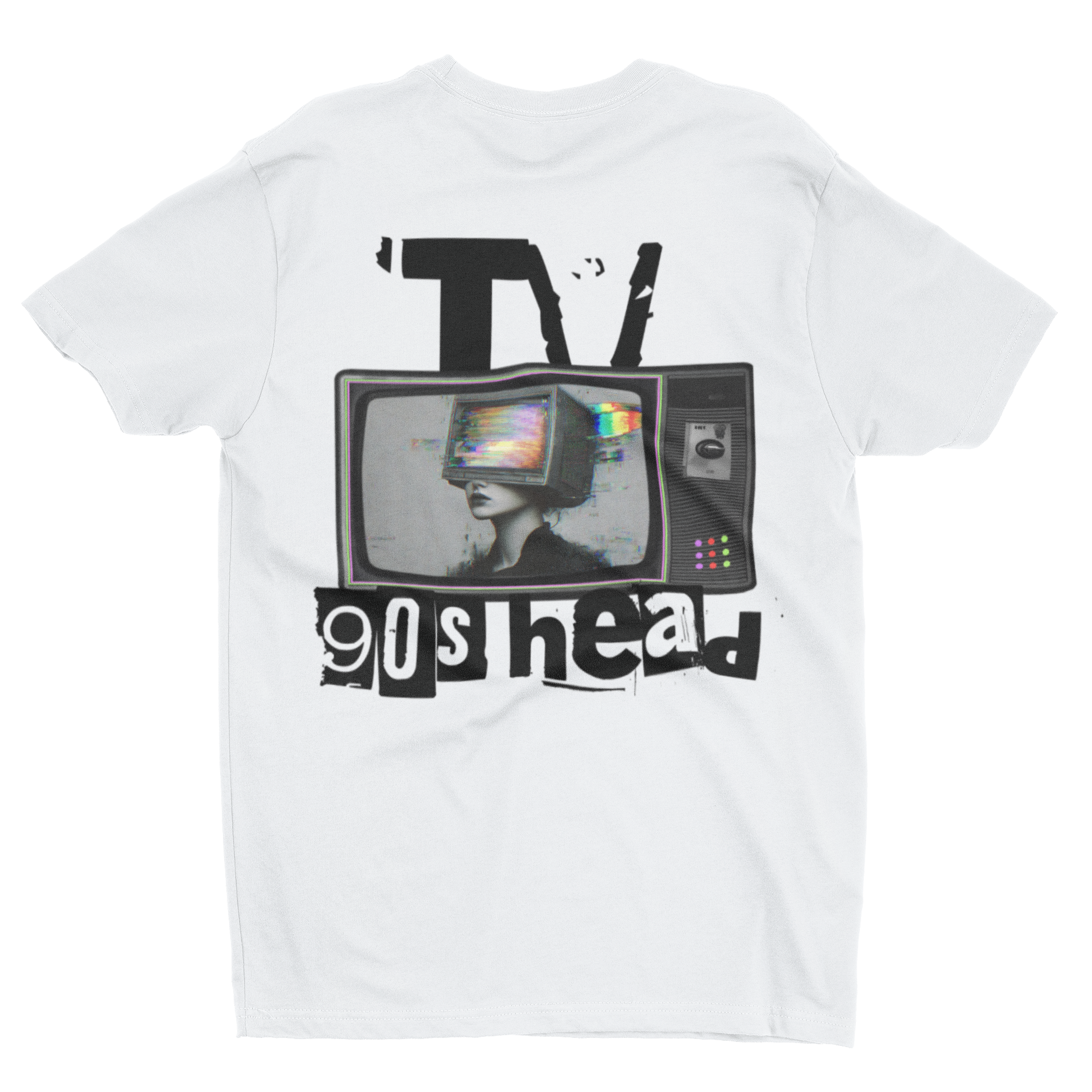 90s Head TV Graphic T-Shirt | Retro Vintage Television Tee