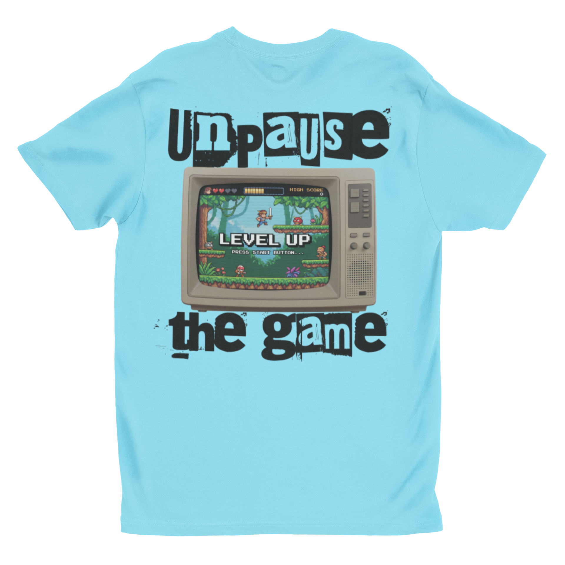 Unpause the Game Retro Gamer T-Shirt | 'Level Up' Vintage Console Tee
