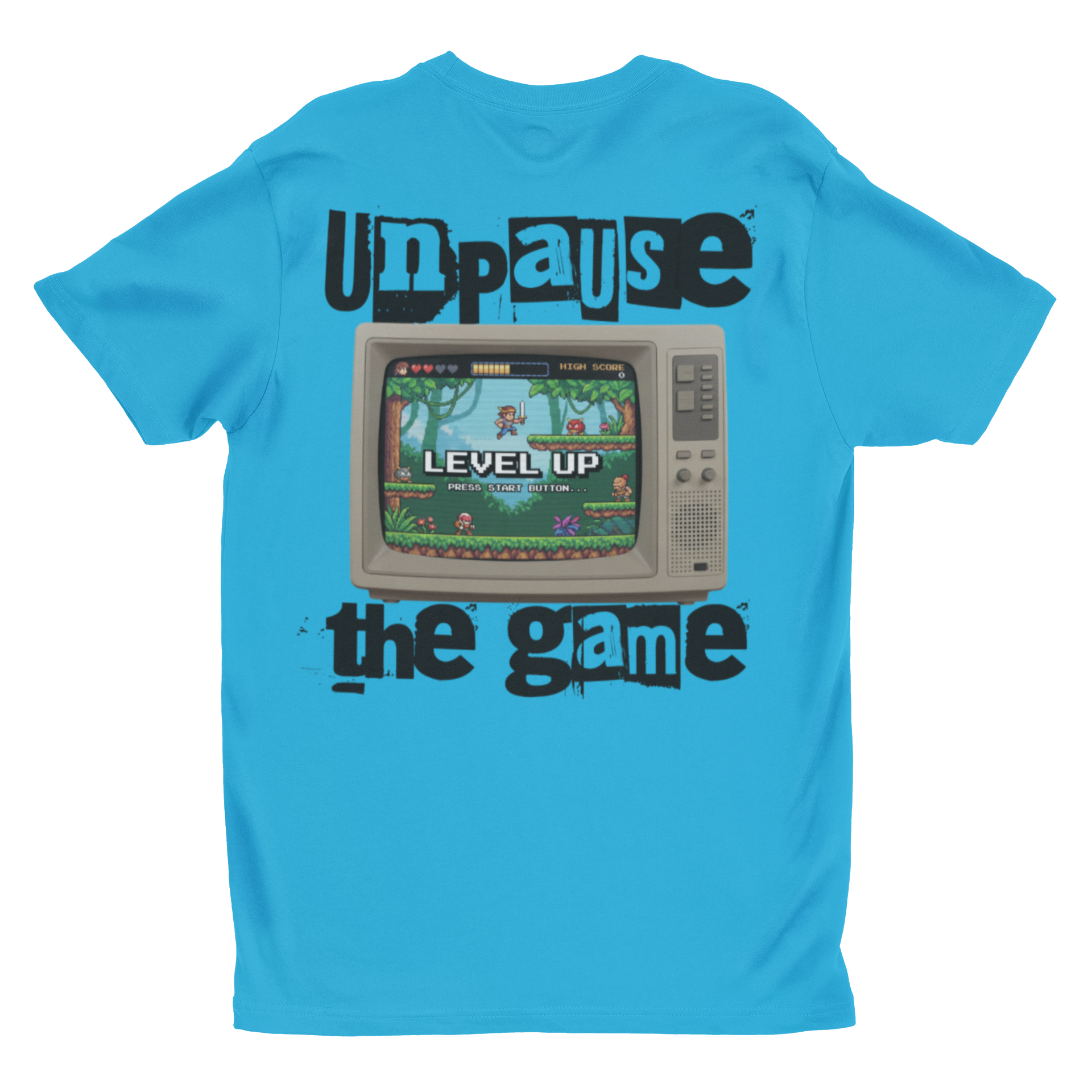 Unpause the Game Retro Gamer T-Shirt | 'Level Up' Vintage Console Tee