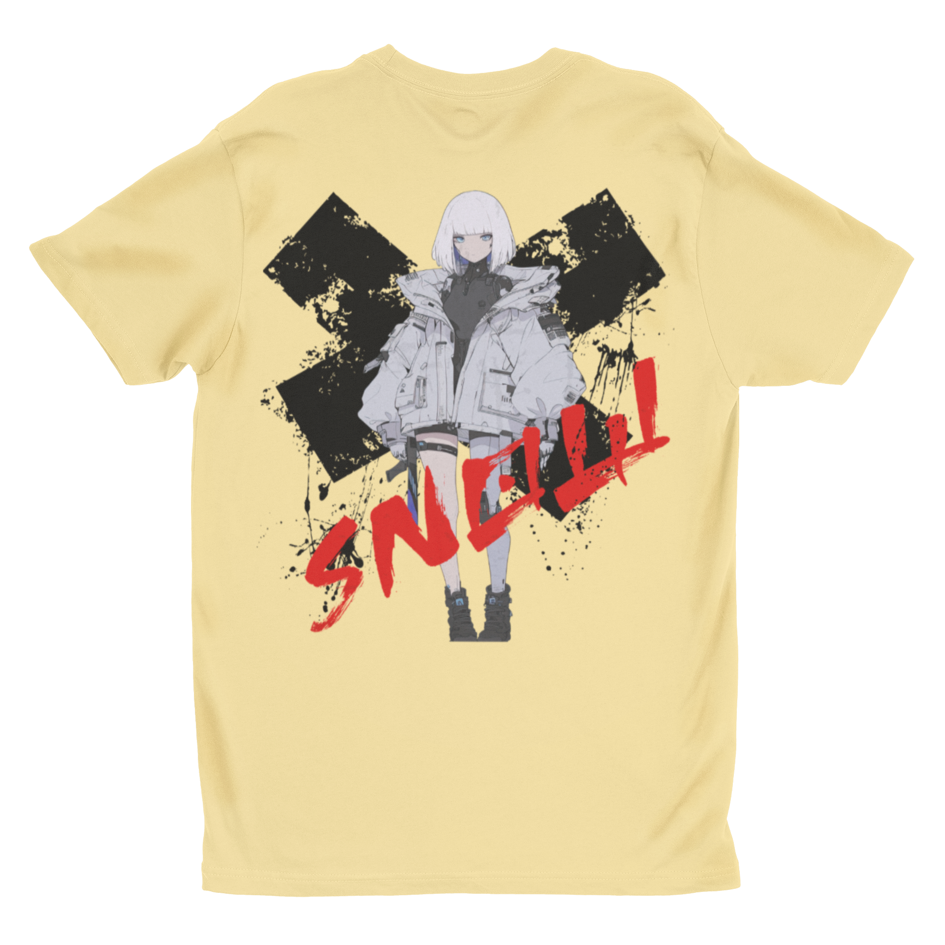 'SNOW' Cyber Street Anime Graphic Tee