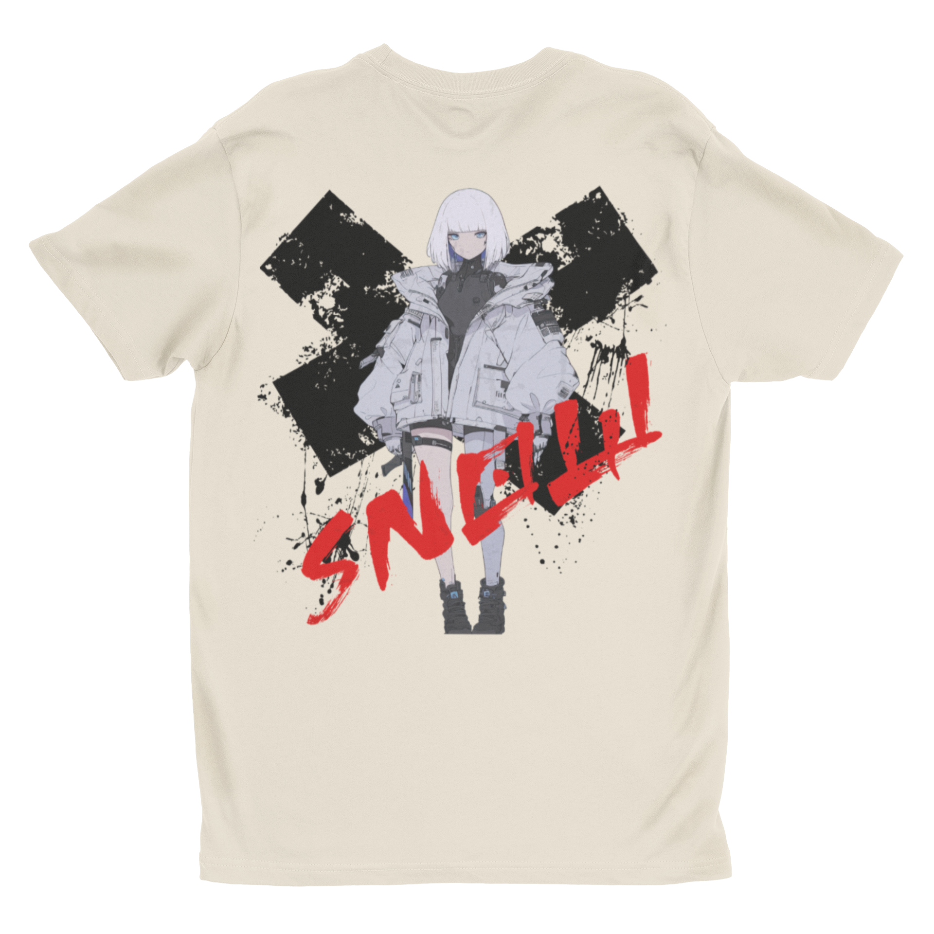 'SNOW' Cyber Street Anime Graphic Tee