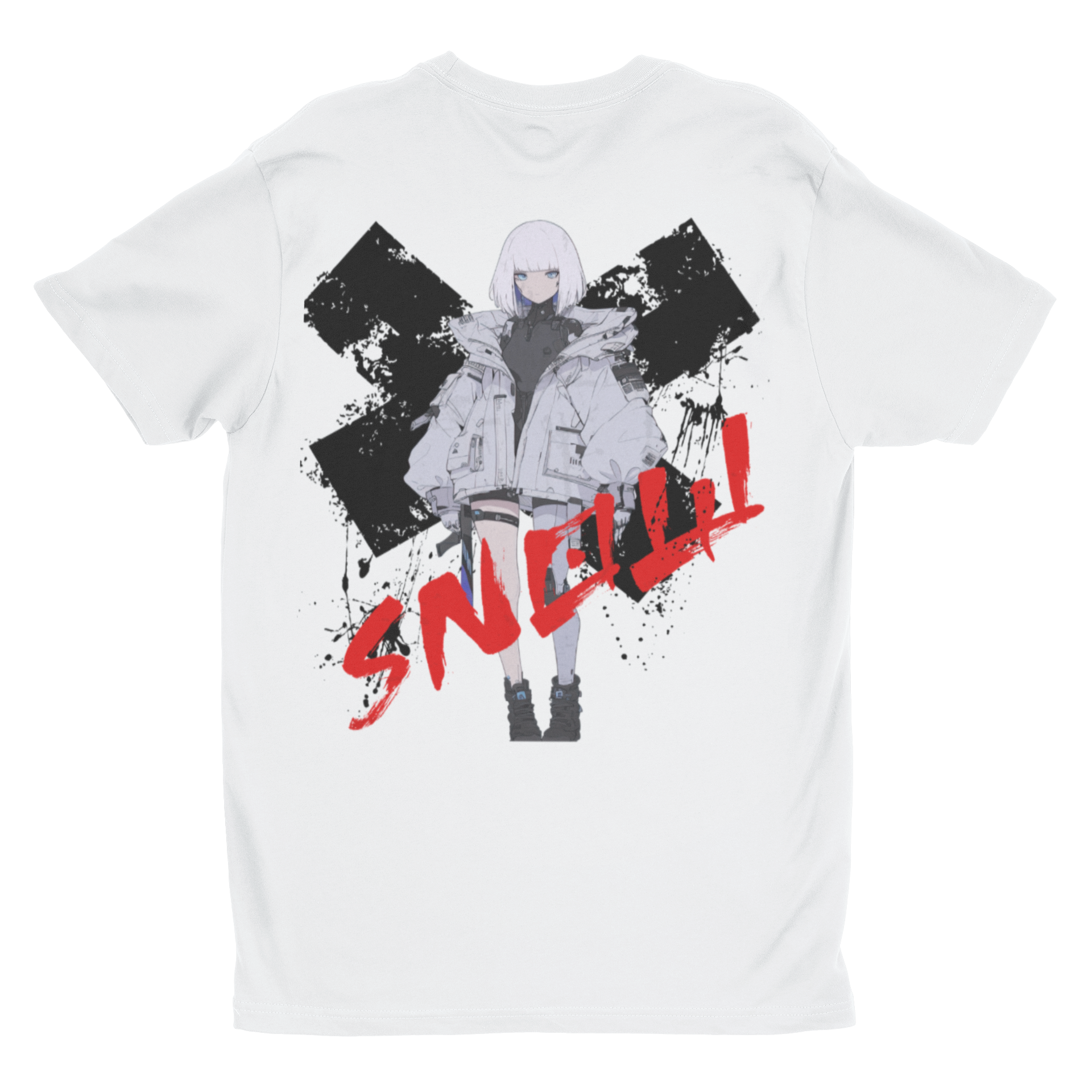 'SNOW' Cyber Street Anime Graphic Tee