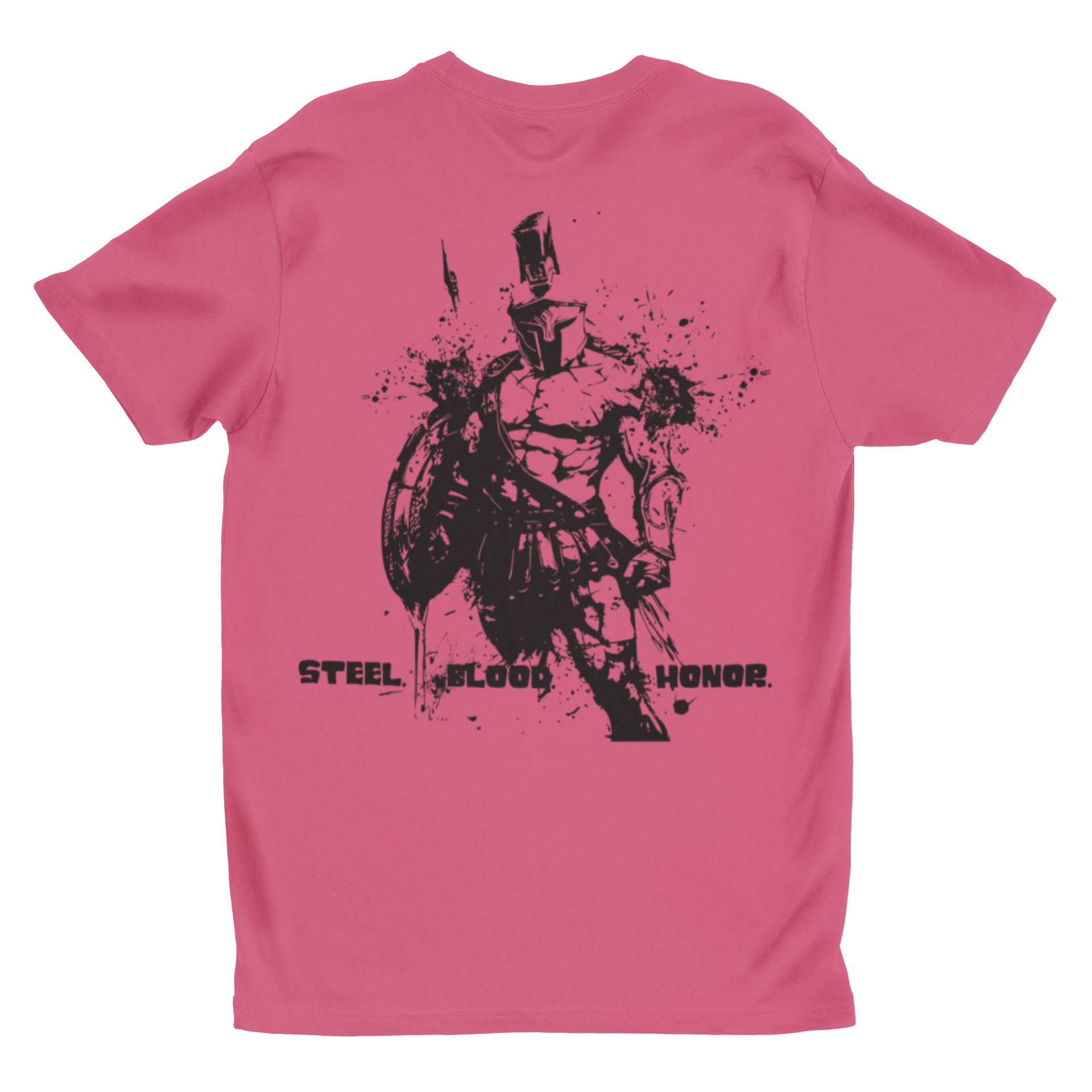 'Steel. Blood. Honor.' Warrior Graphic T-Shirt | Spartan Gladiator Unisex Tee