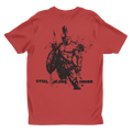'Steel. Blood. Honor.' Warrior Graphic T-Shirt | Spartan Gladiator Unisex Tee
