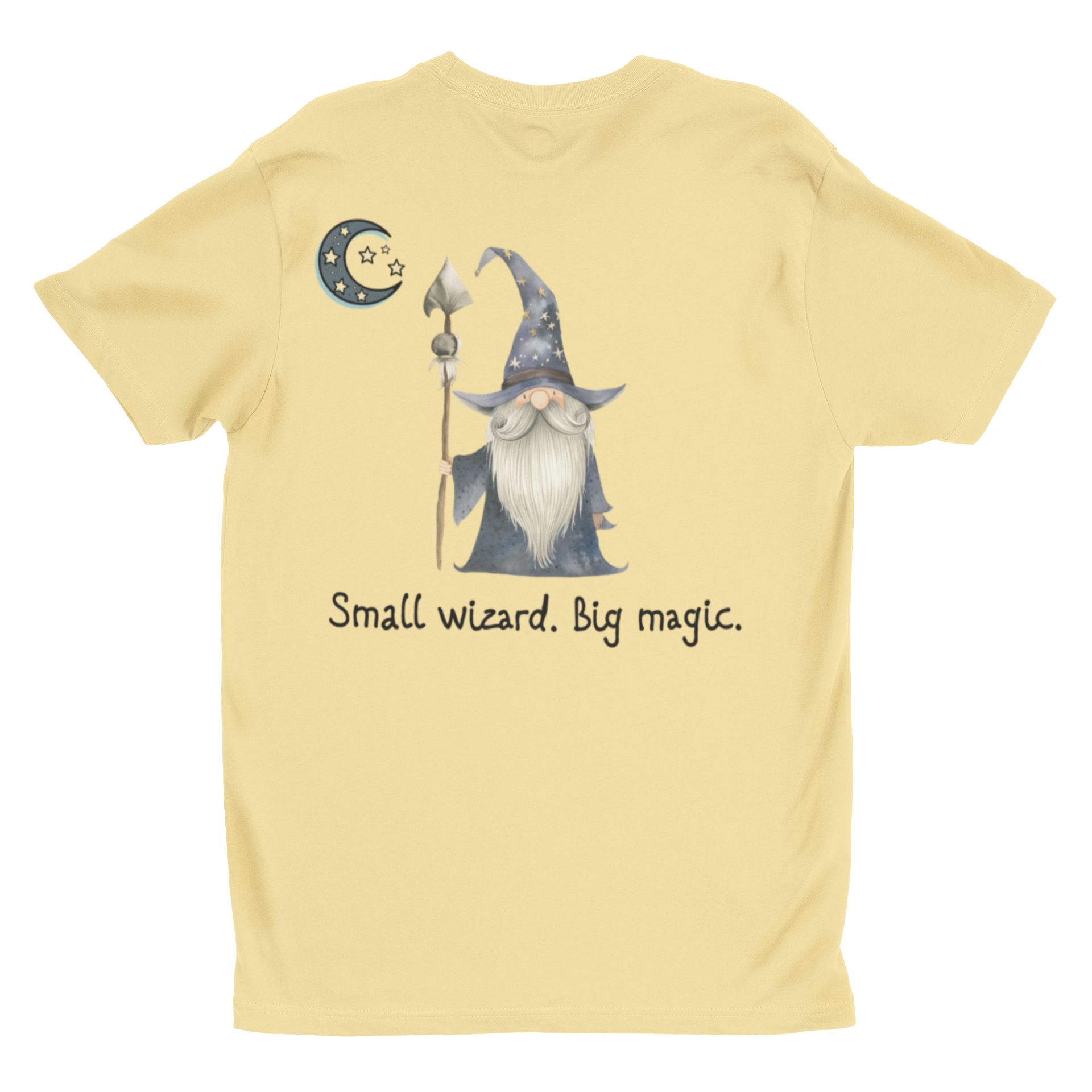'Small Wizard. Big Magic'. | Cozy Cottagecore Fantasy Graphic Tee