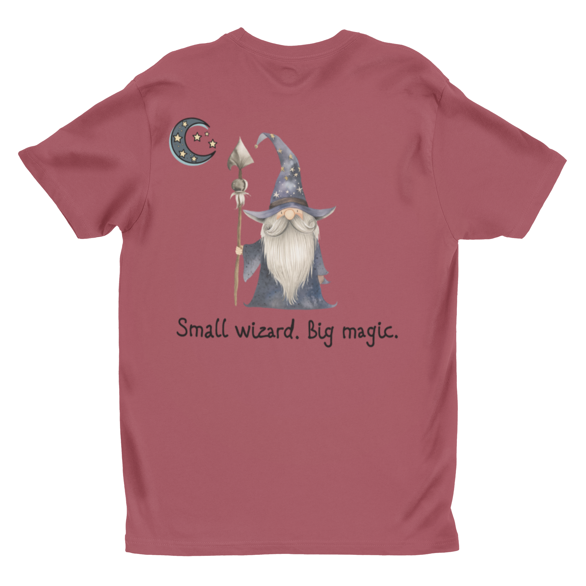 'Small Wizard. Big Magic'. | Cozy Cottagecore Fantasy Graphic Tee