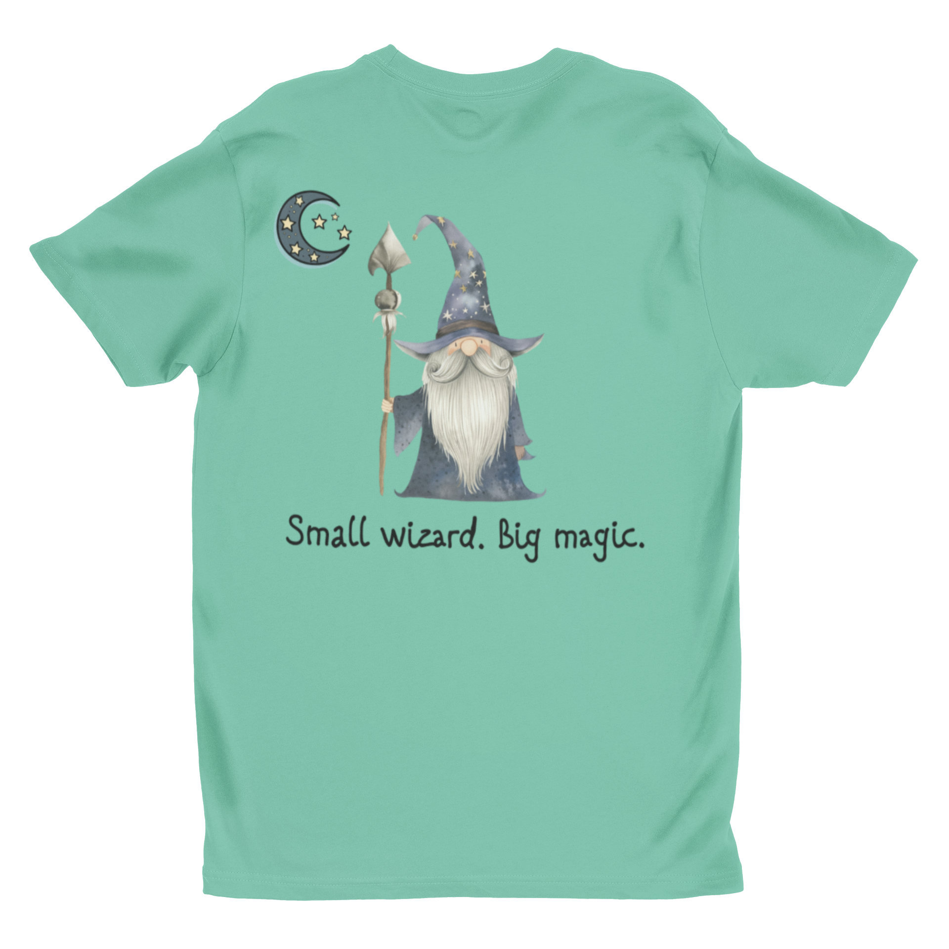 'Small Wizard. Big Magic'. | Cozy Cottagecore Fantasy Graphic Tee