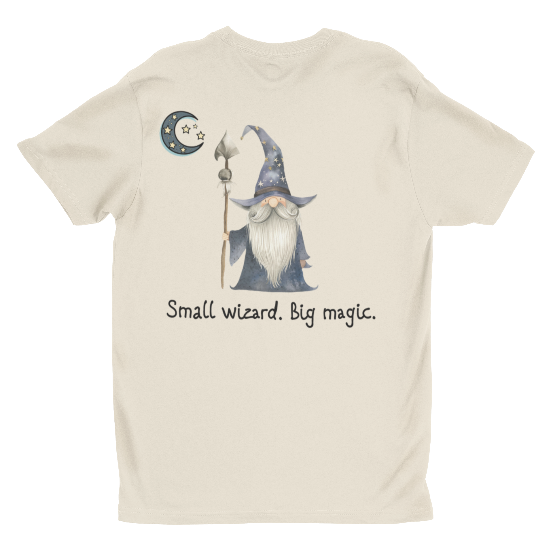 'Small Wizard. Big Magic'. | Cozy Cottagecore Fantasy Graphic Tee