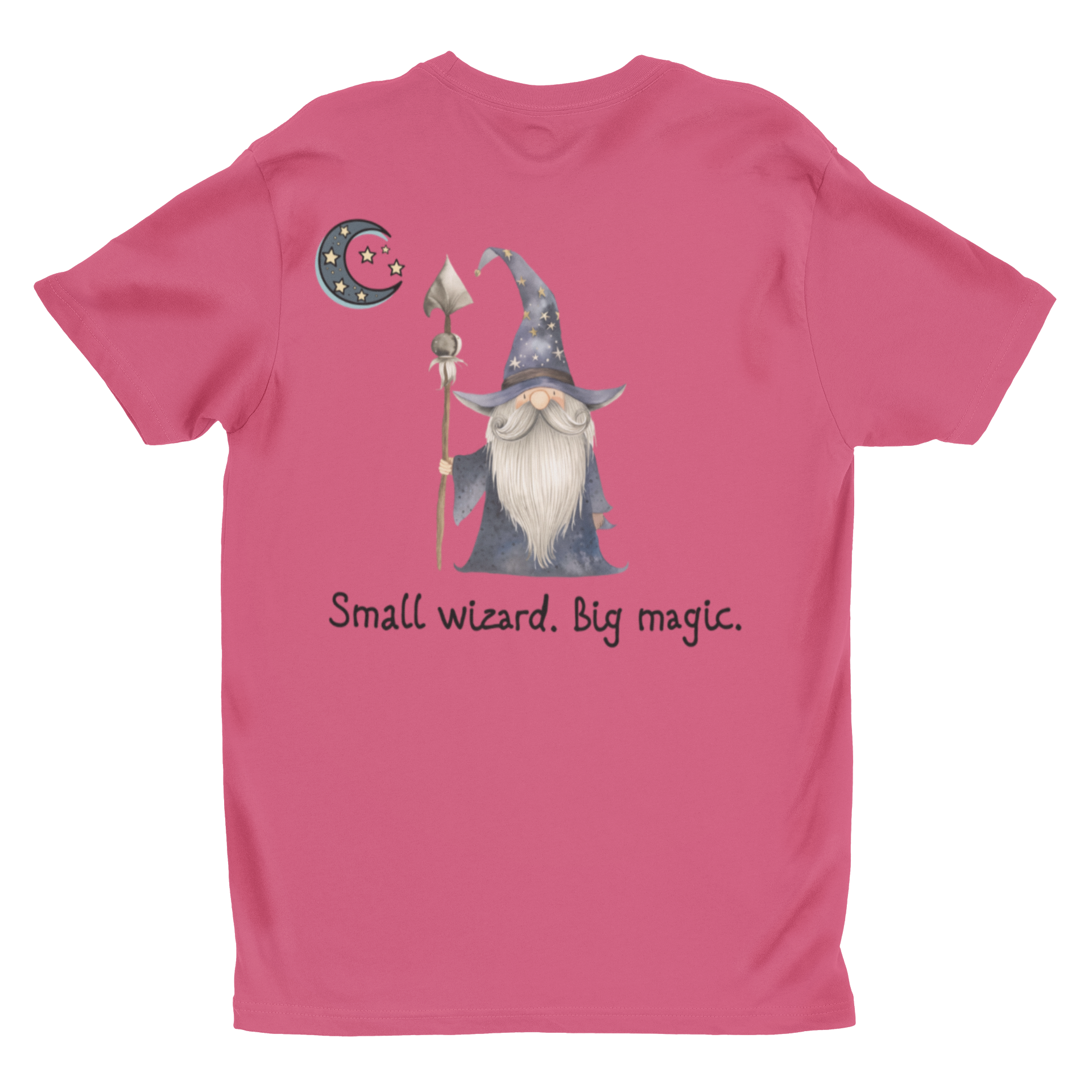 'Small Wizard. Big Magic'. | Cozy Cottagecore Fantasy Graphic Tee