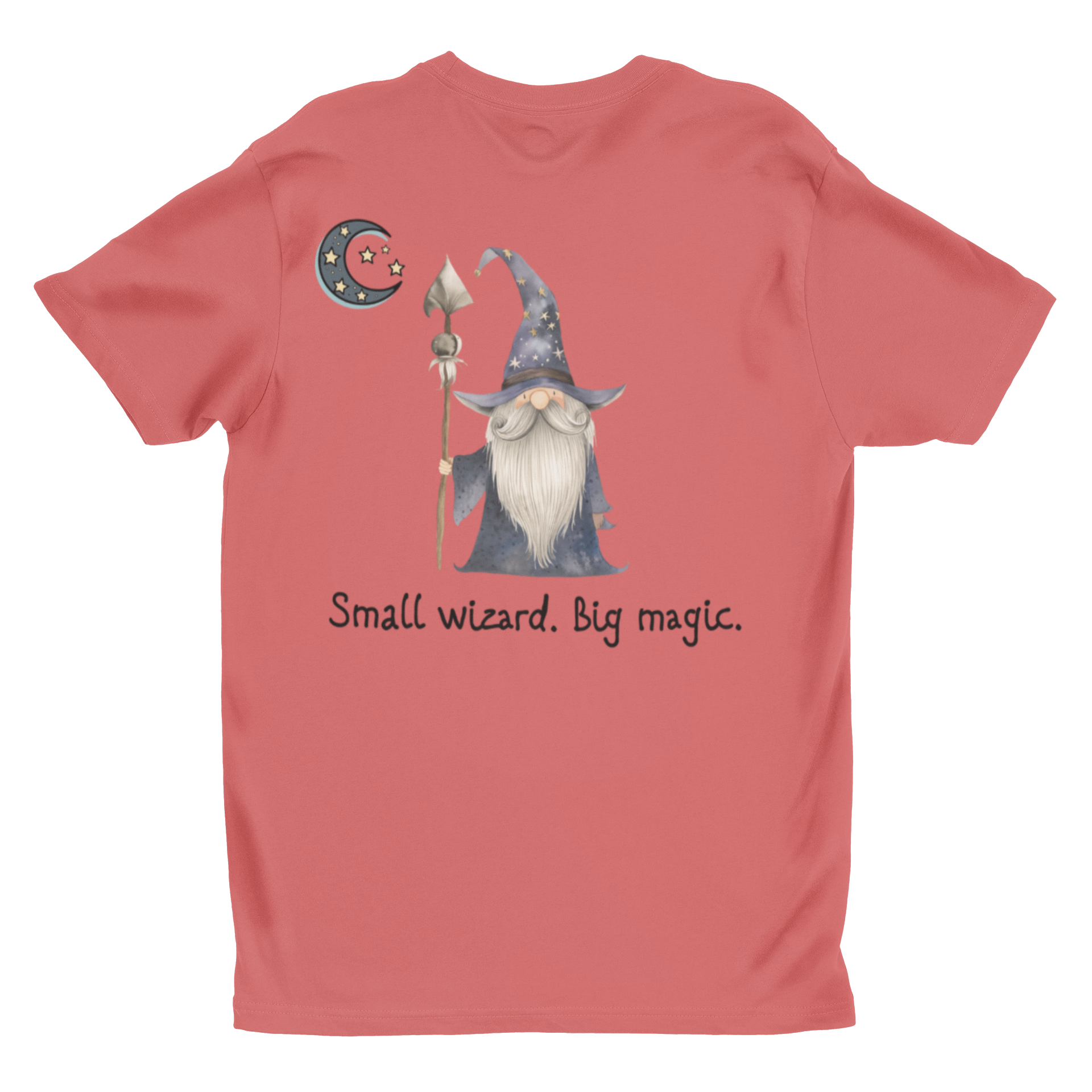 'Small Wizard. Big Magic'. | Cozy Cottagecore Fantasy Graphic Tee