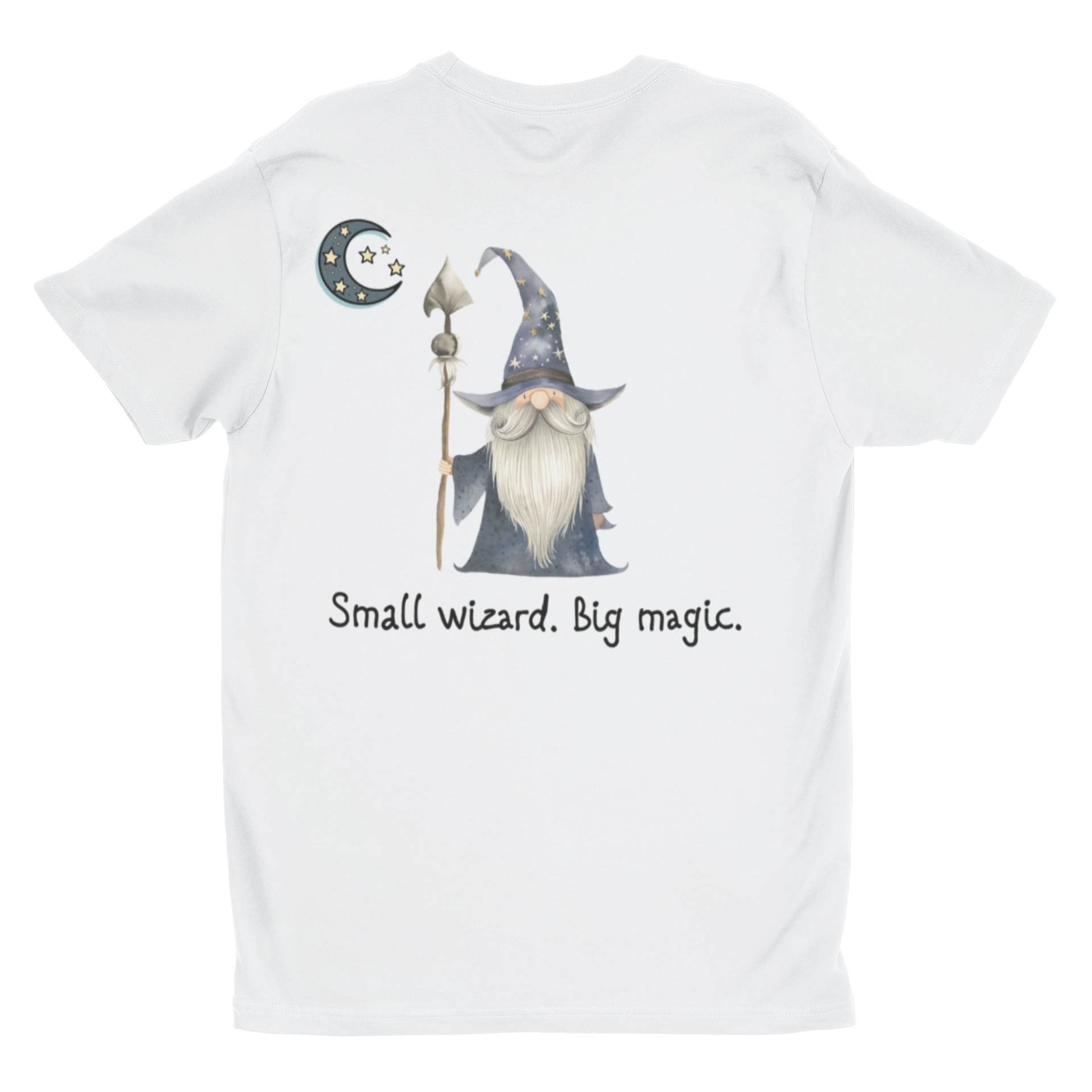 'Small Wizard. Big Magic'. | Cozy Cottagecore Fantasy Graphic Tee