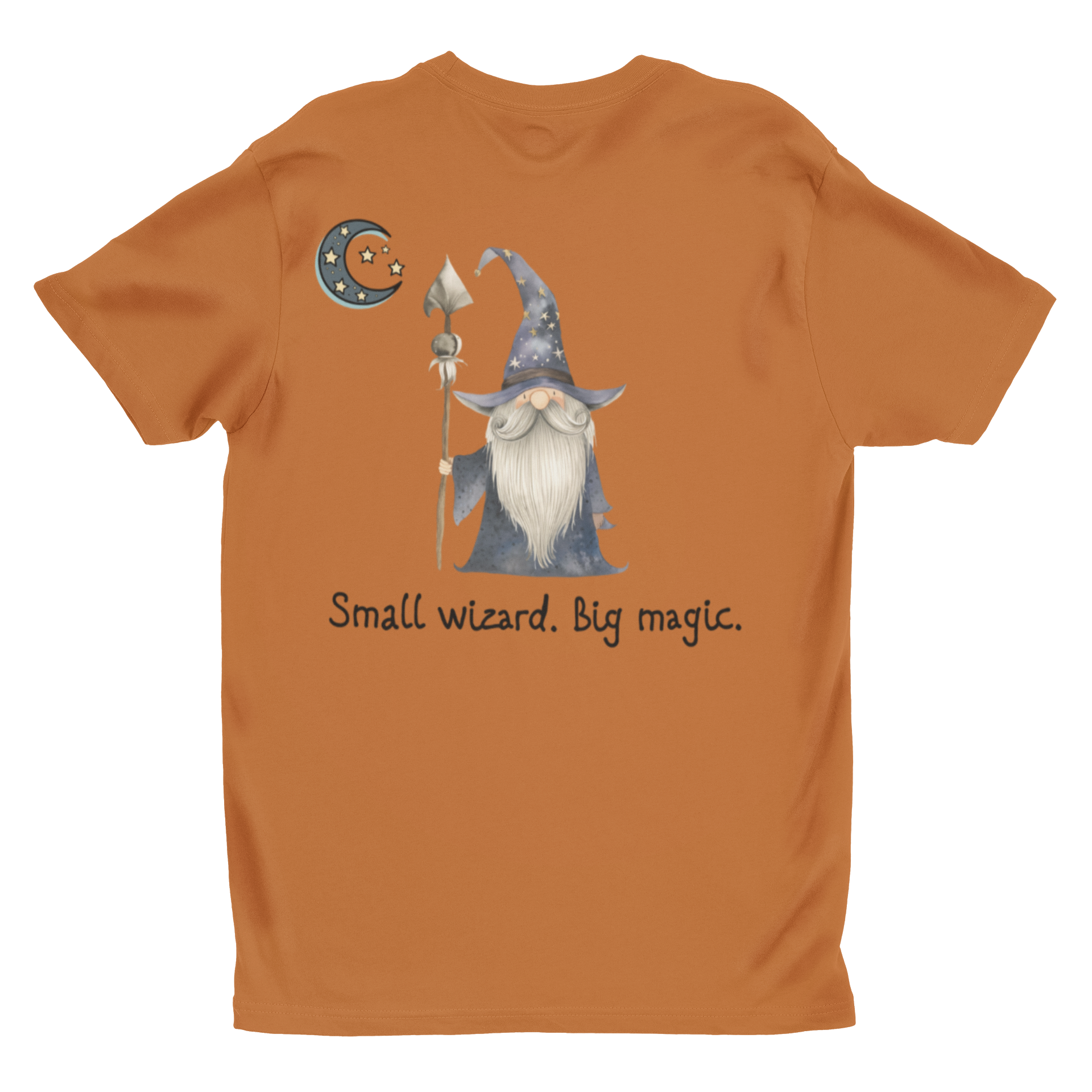 'Small Wizard. Big Magic'. | Cozy Cottagecore Fantasy Graphic Tee