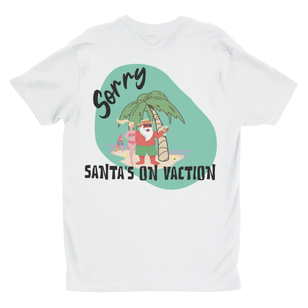 Funny Summer Santa Shirt | Vacation Christmas Tee