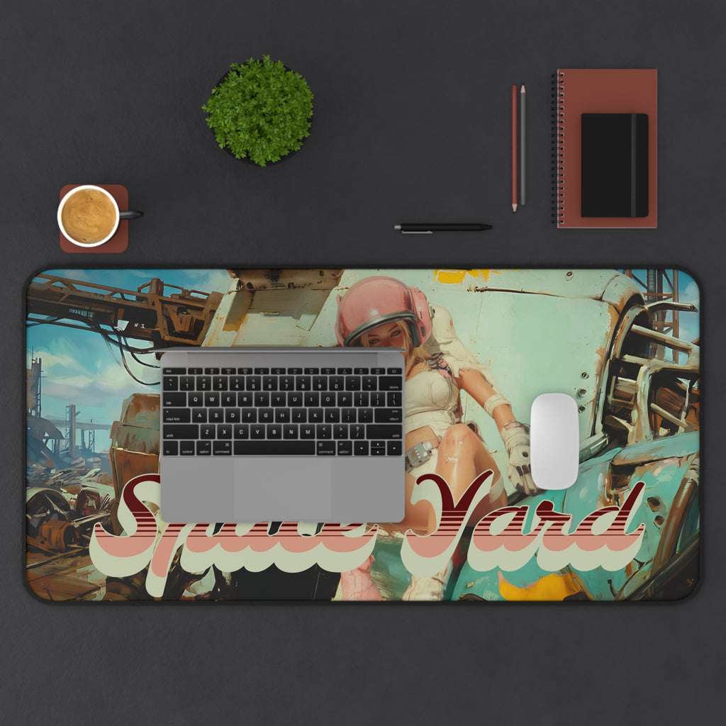 "Space Yard" Retro Pinup Mouse Pad
