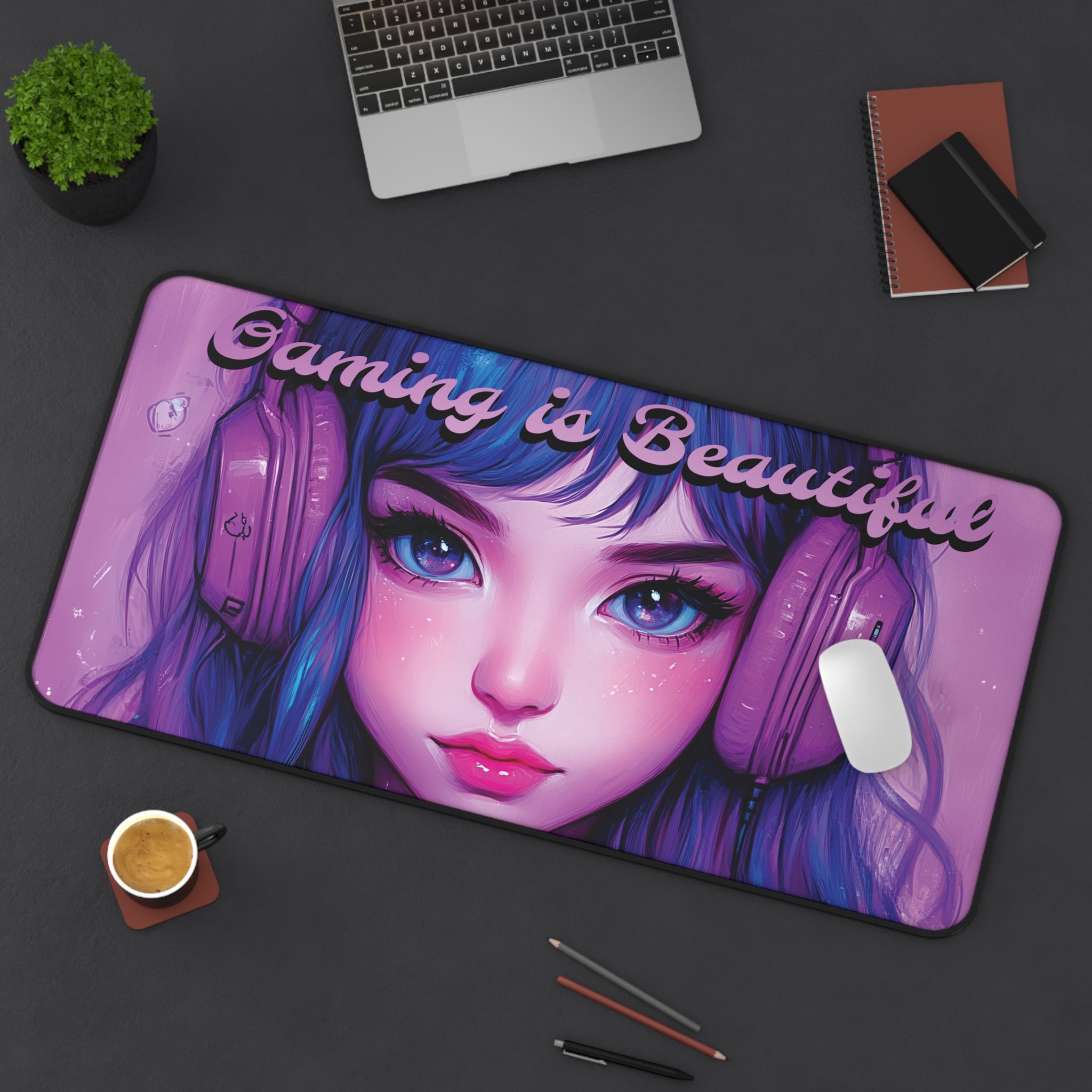 Gaming Is Beautiful – XL Aesthetic Gaming Desk Mat