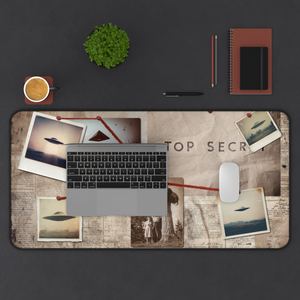 Top Secret UFO Evidence – XL Gaming Desk Mat