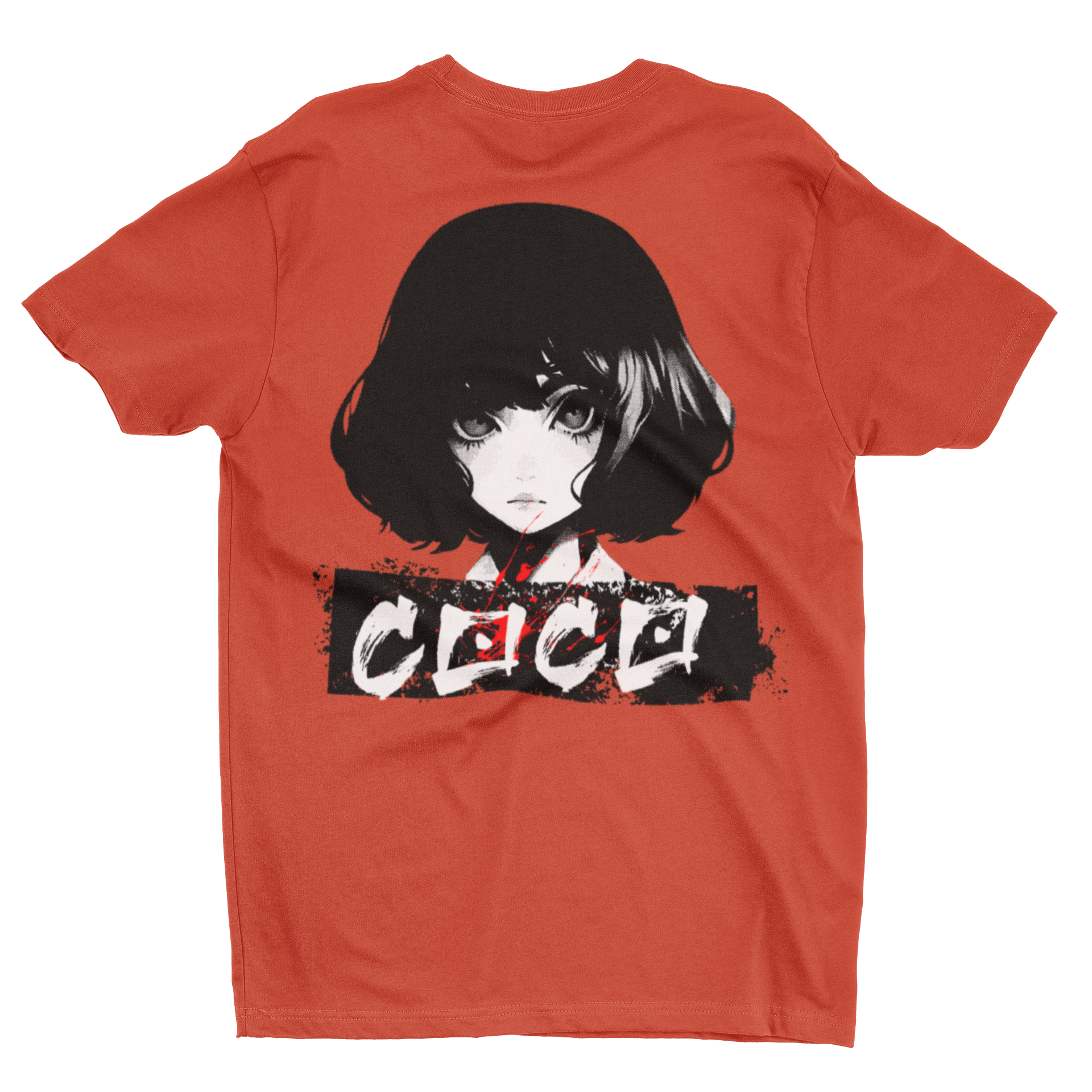 "COCO" Women’s Anime Graphic Tee – Bold Black & White Manga Street Style Shirt
