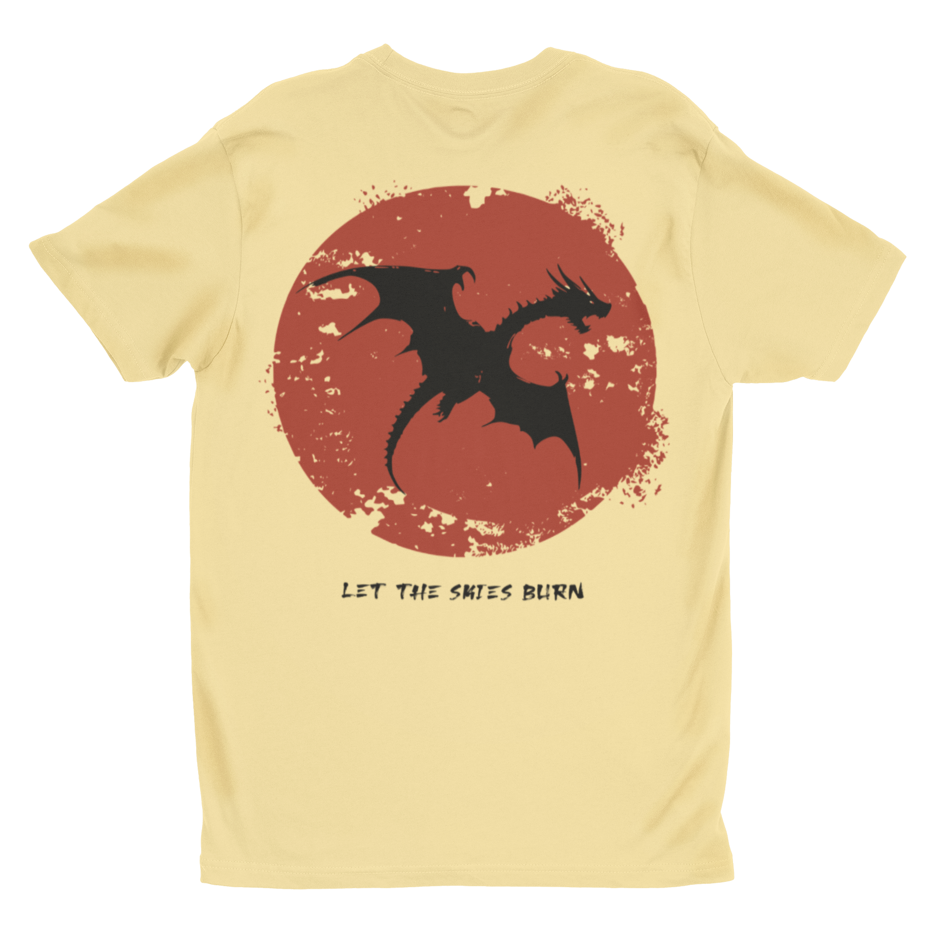 'Let The Skies Burn' | Dragon Blood Moon Fantasy Graphic Tee