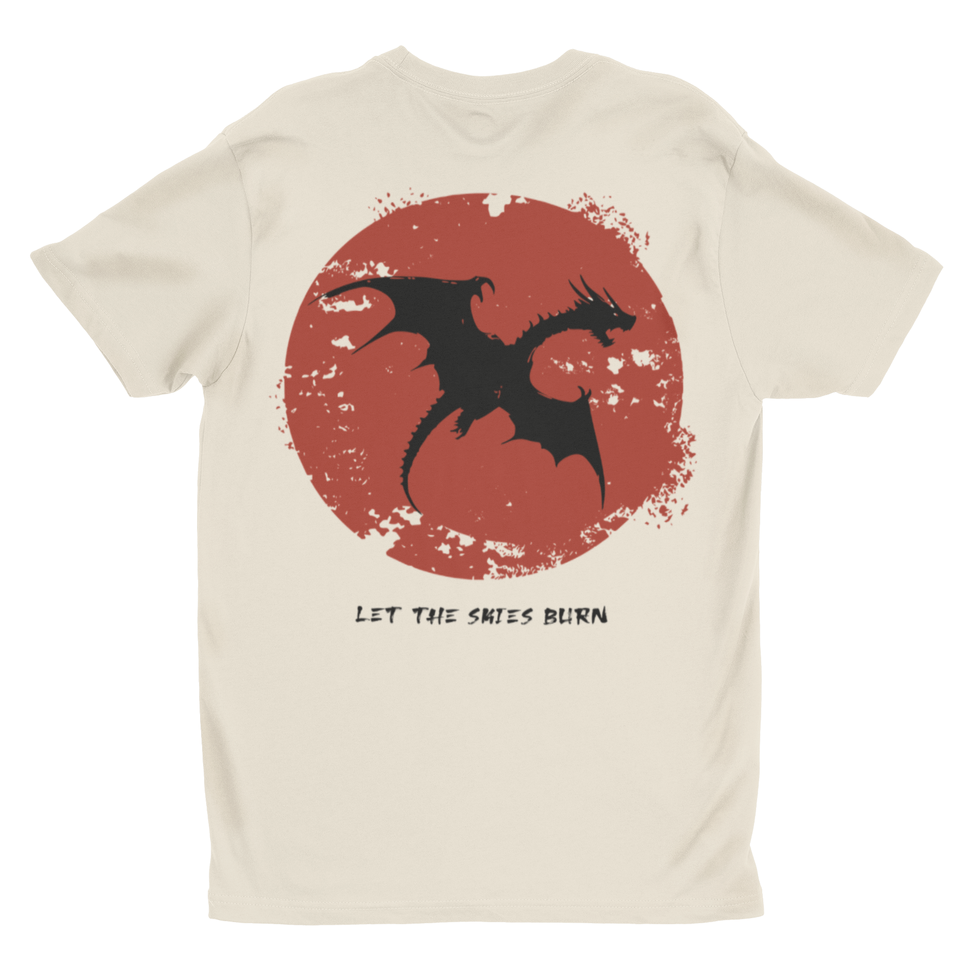 'Let The Skies Burn' | Dragon Blood Moon Fantasy Graphic Tee
