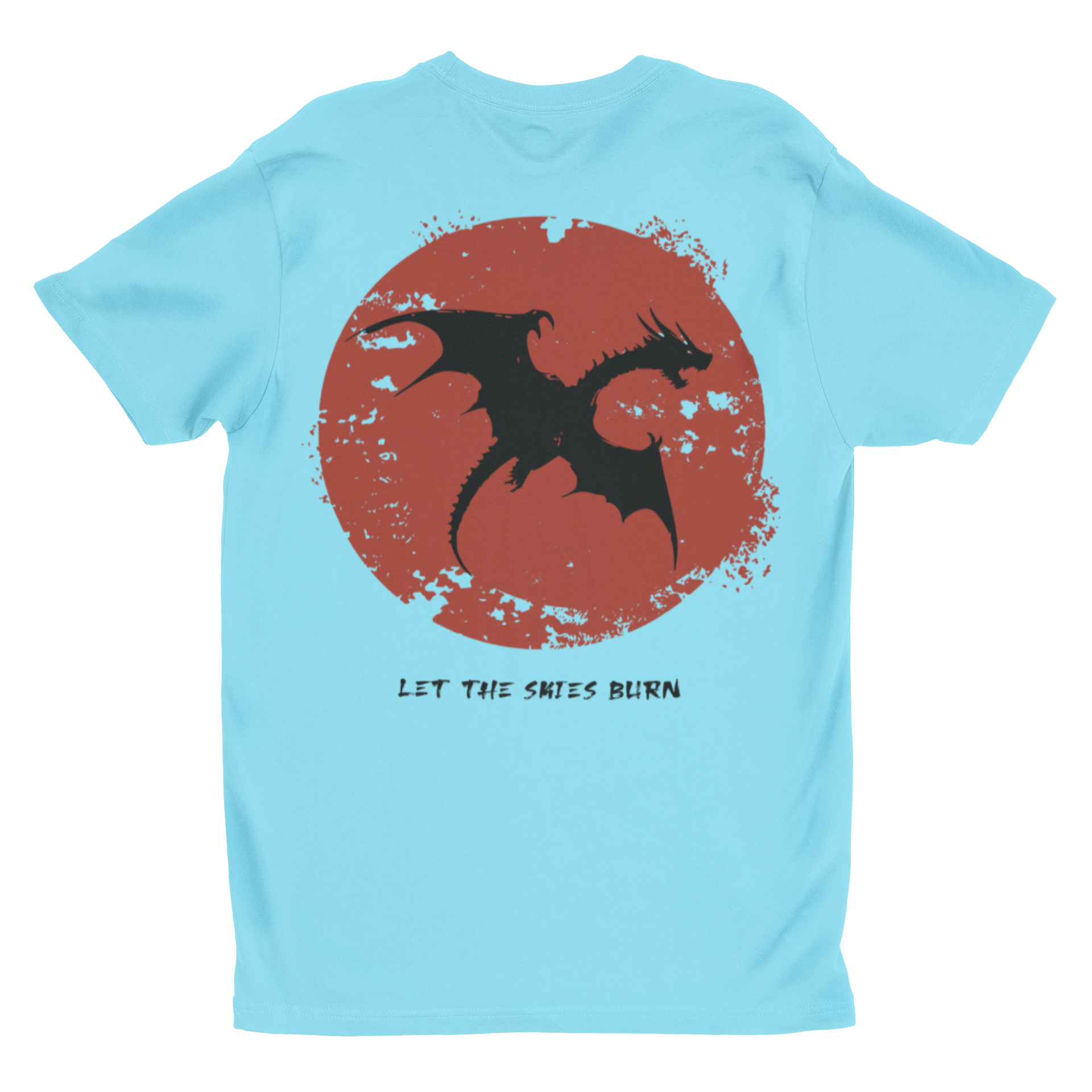 'Let The Skies Burn' | Dragon Blood Moon Fantasy Graphic Tee