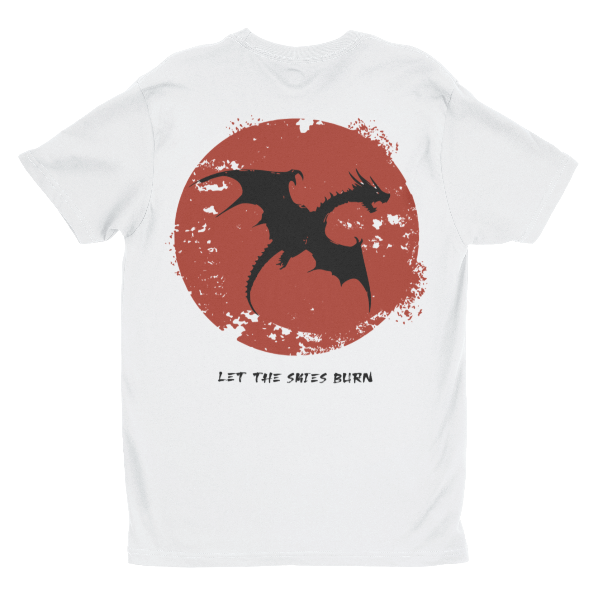 'Let The Skies Burn' | Dragon Blood Moon Fantasy Graphic Tee