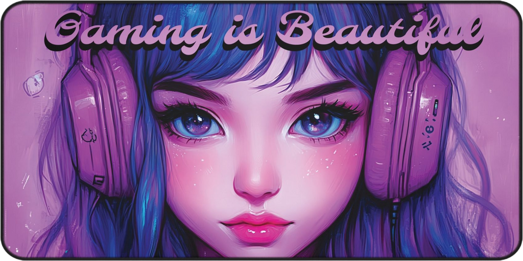 Gaming Is Beautiful – XL Aesthetic Gaming Desk Mat