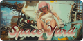 "Space Yard" Retro Pinup Mouse Pad